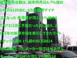 米国新車販売、日米のビッグ3が揃って低迷で4カ月連続マイナス　4月