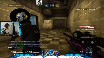 CSGO: LO0P gets the most insane 3k in Cache Mid