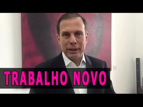 João Doria conta as novidades e dados oficiais do Programa Trabalho Novo