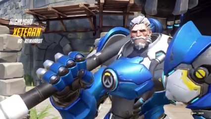 Overwatch: Best Reinhardt play i have had in a competitive game