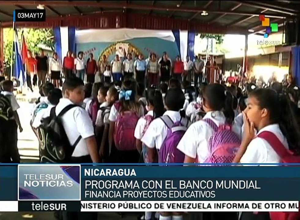 Nicaragua firma convenio con BM para financiar proyectos educativos