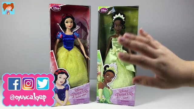 Disney Prensesleri Pamuk Prenses ve Tiana Türkçe Oyuncak Paket Açma Oyuncak Yap