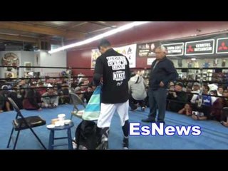 Does Mikey Garcia New Logo Look Like The Golden Boy ??? EsNews Boxing