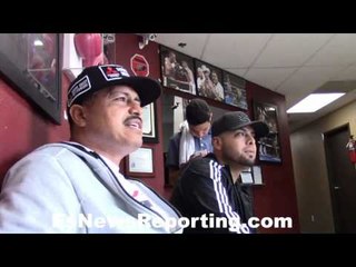 Robert Garcia on People Getting Mad At Angel Garcia  - EsNews Boxing
