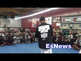 Mikey Garcia Last Workout Before WBC Title Fight EsNews Boxing