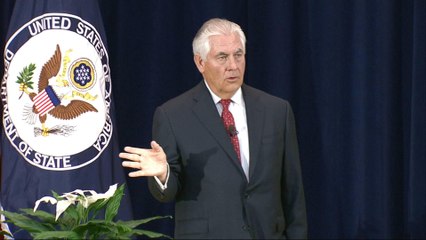 Rex Tillerson lays out US foreign-policy plans