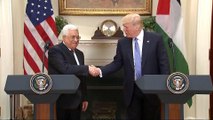 Trump, Abbas express high hopes over Mideast peace