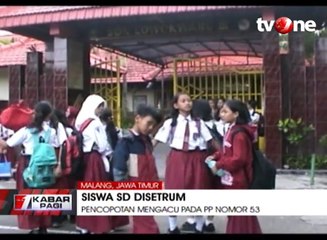 Siswa SD Disetrum, Kepala Sekolah Dicopot dari Jabatannya
