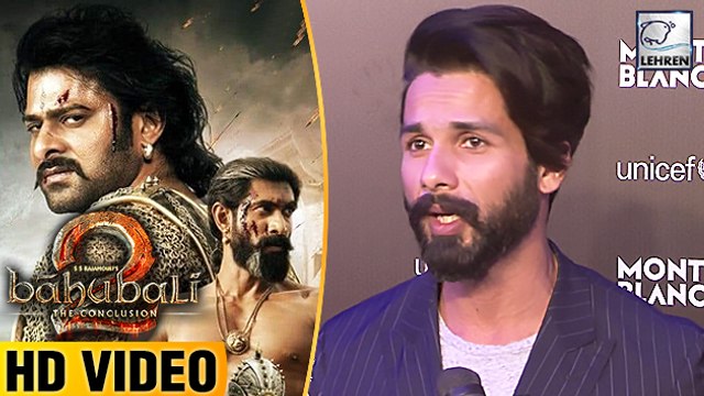 Shahid Kapoor Taunts Bollywood Filmmakers Due To Baahubali