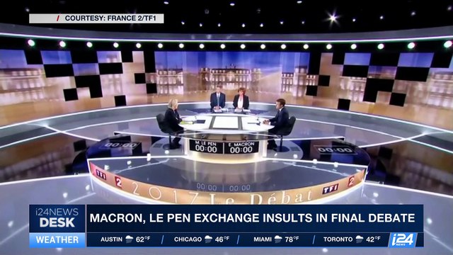 i24NEWS DESK | After debate, voters find Macron 'most convincing' | Thursday, May 4th 2017
