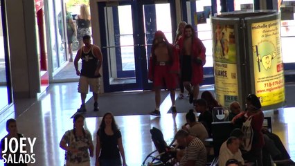 Boxing in the Mall - Mayweather vs Berto Fight Public Prank