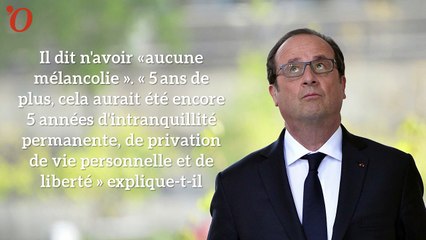 Les ultimes confidences de Hollande : « Aujourd'hui, je suis à deux doigts d'être aimé »