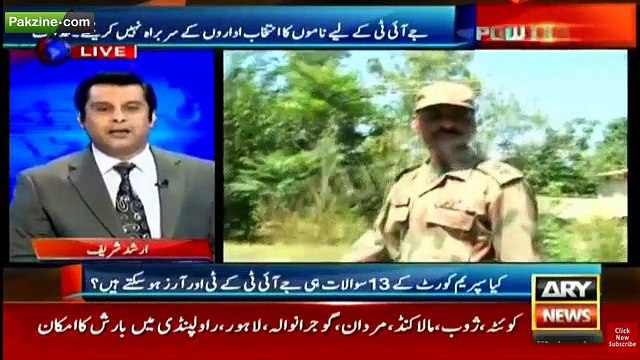 Arshad Sharif grilled PML N's character assassination of DG ISPR