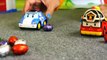 Toy Cars Cdfsfdfollection - Robocar Poli Kinder Surprise Egg Rescue Team Learn to Count Demo [초콜릿에