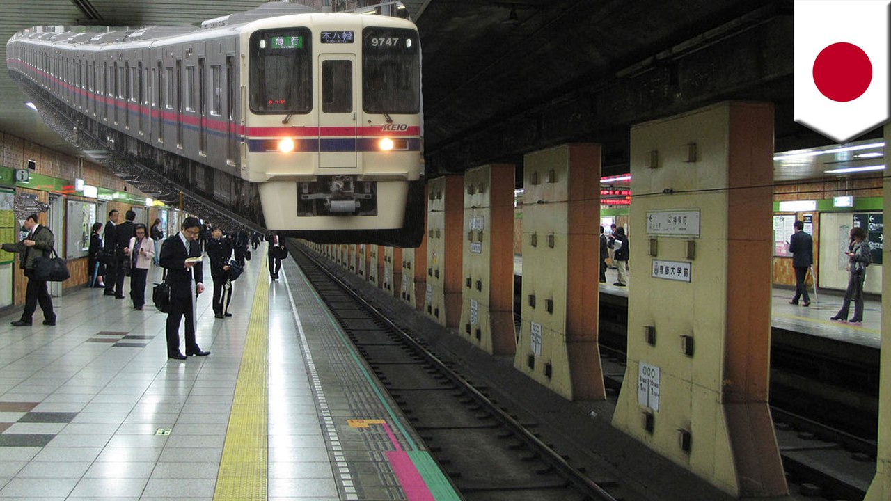 男子在月台被電車撞飛十公尺　另撞傷二人