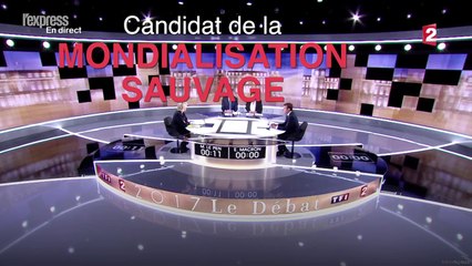 Revivez le débat Macron-Le Pen façon match de tennis