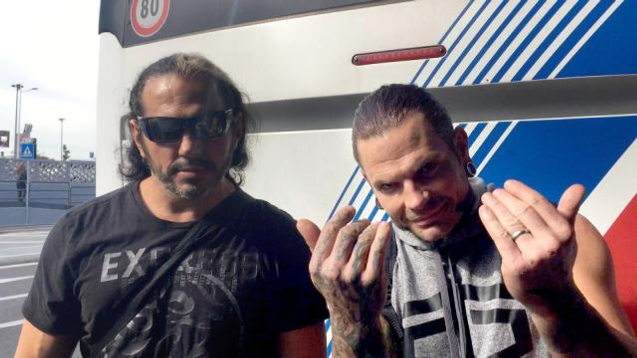 The Hardy Boyz kick off their WWE Live adventures in Rome, Italy