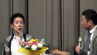 女優の奈良岡朋子さんが語る平和・戦争・ヒロシマ・映画@新藤兼人平和映画祭 2016 08 06