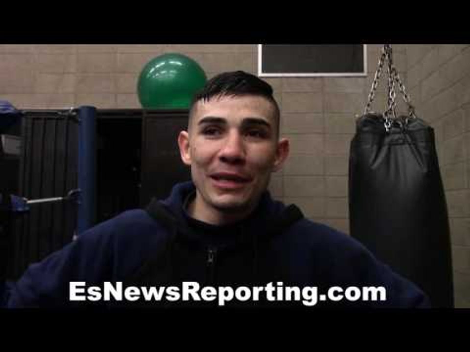 Kevin Luna on sparring Lomachenko - EsNews Boxing