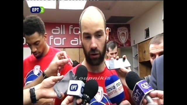 Δηλώσεις Βασίλη Σπανούλη Ολυμπιακός - Αναντολού Εφές 87-78 Playoffs - Game 5 (3-2) {02.05.2017}