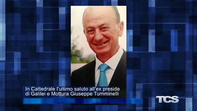 In Cattedrale l ultimo saluto all ex preside di Galilei e Mottura Giuseppe Tumminelli