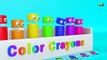 3D Color Crayons for Learning Colors  Crayons Nursery Rhymes  Crayon Color Song For Kids