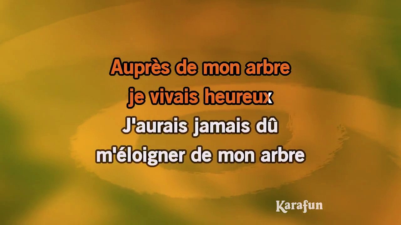 Georges Brassens - Auprès de mon arbre KARAOKE / INSTRUMENTAL