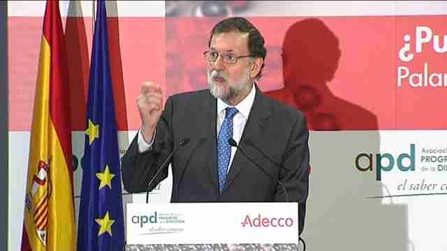 Rajoy considera muy buenos y alentadores los datos del paro en abril