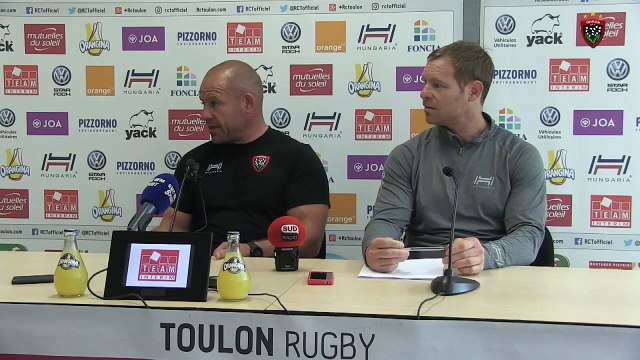 Avant-match Toulon/Pau : Richard Cockerill