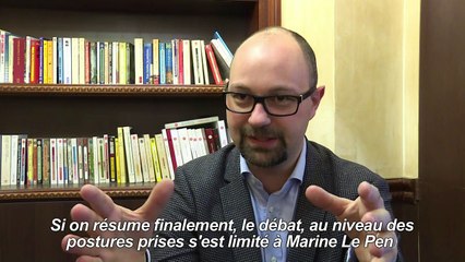 Un débat télévisé "consternant" (politologue)