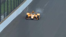 Fernando Alonso hits 2 birds during his Indy 500 Test in Indianapolis