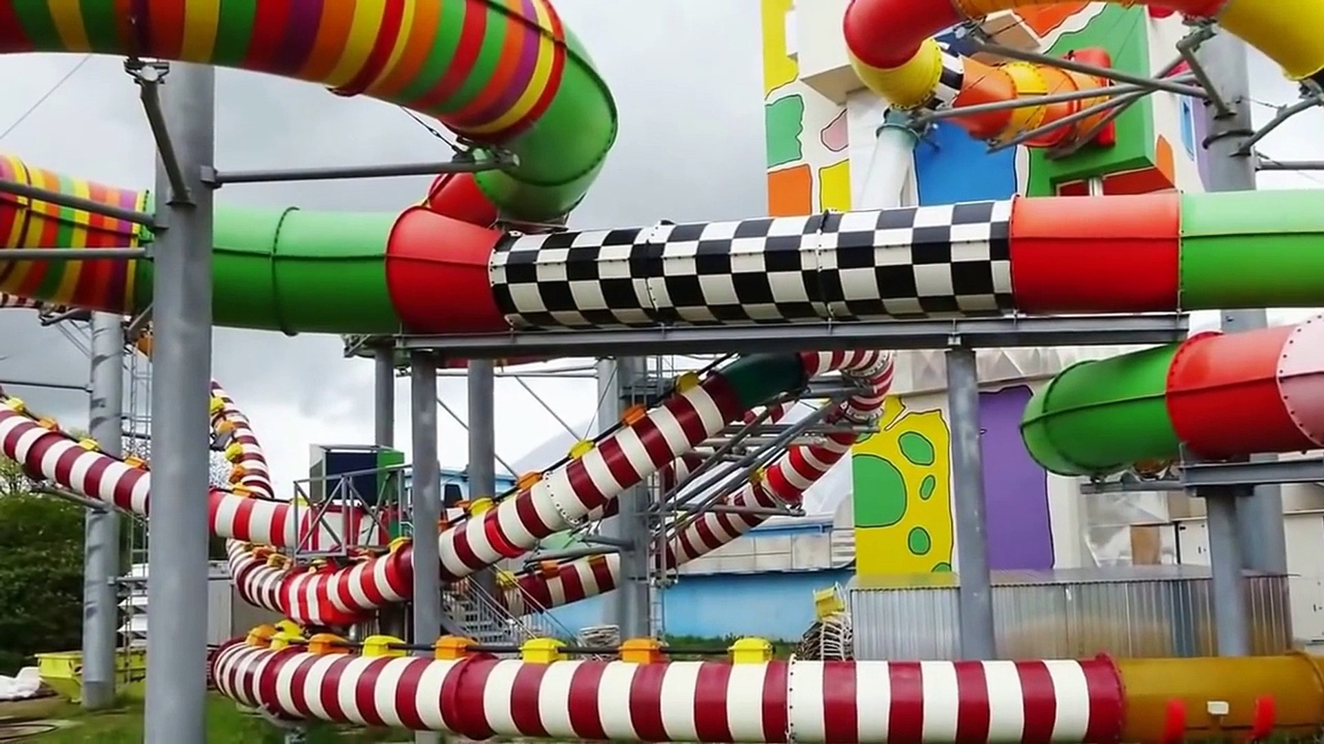 Toboggan & Parc Aquatique Extrême (+ 12 ans) # Aqua Water Slide - video  Dailymotion