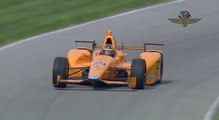 Vídeo: Fernando Alonso rueda por primera vez en Indianápolis