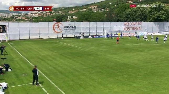 Jann-Fiete Arp goal hd Germany U17 5-0 Bosnia & Herzegovina U17 04.05.2017