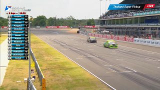 Thailand Super Series (Super Pickup) 2017. Race 2 Chang International Circuit. Battle for Win