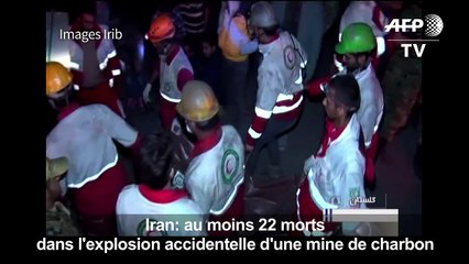 Iran: 22 morts dans une mine, les recherches continuent