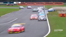 Porsche Império GT3 Cup Brazil 2017. Race 1 Curitiba. 1st Lap Crashes