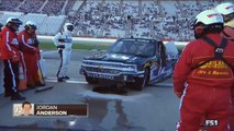 NASCAR Camping World Truck Series 2017. Atlanta Motor Speedway. Jordan Anderson Near Flip Crash