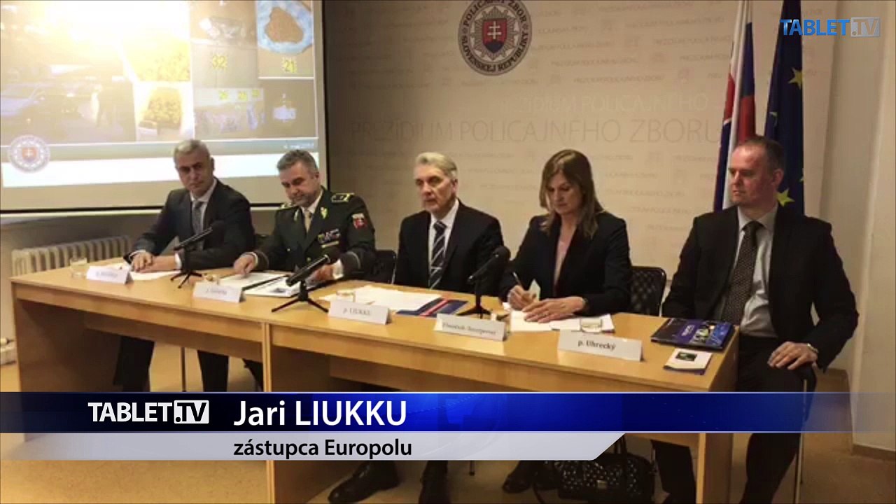 ZÁZNAM: TK Prezídia Policajného zboru SR, NAKA a Europolu