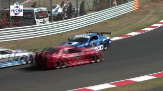 Fuchs V8 Cars 2016. Race 1 Kyalami Grand Prix Circuit. Hard Crash