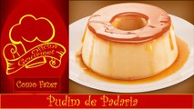 Como Fazer Pudim de Padaria (Creme) - Pratico! -