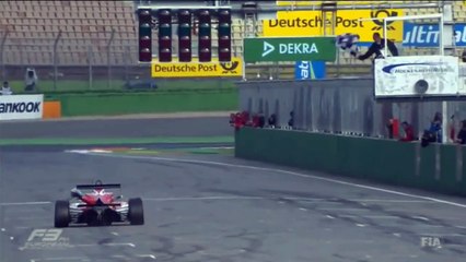 下载视频: European Formula 3 Championship 2016. Race 1 Hockenheimring. Jake Hughes Crash & Finish