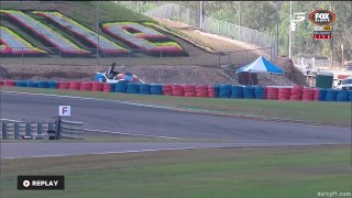 Aussie Racing Cars 2016. Race 2 Darwin. David Sultana Huge Crash