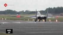 Rusya Mig 29 savaş uçağından ağızları açık bırakan kalkış