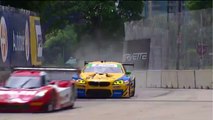 IMSA 2016. Chevrolet Detroit Belle Isle Grand Prix. Marc Goossens Hard Crash