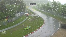 ADAC Zurich 24h 2016. 24 Hours of Nurburgring Nordschleife. Chaos Carnage & Red Flag