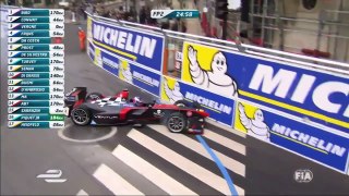 Formula E 2016. Practice Paris ePrix. Stéphane Sarrazin Crash