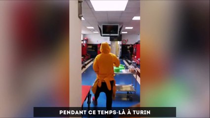 Griezmann met l'ambiance dans l'avion, le bronzage de Kamil Glik