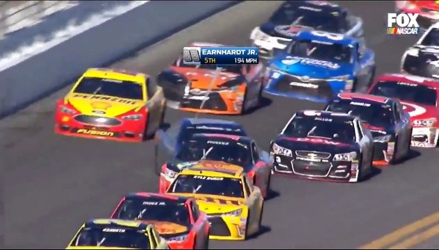 Nascar Sprint Cup Series 2016. Daytona 500. Dale Earnhardt Jr Crash