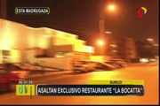 Surco: encapuchados con armamento de guerra asaltaron exclusivo restaurante